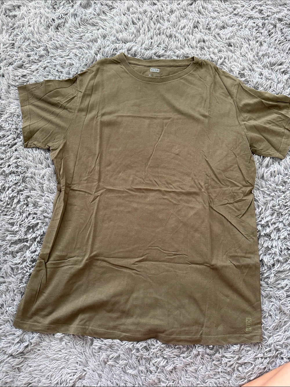 Kith Olive Green Short-Sleeve Crew Tee